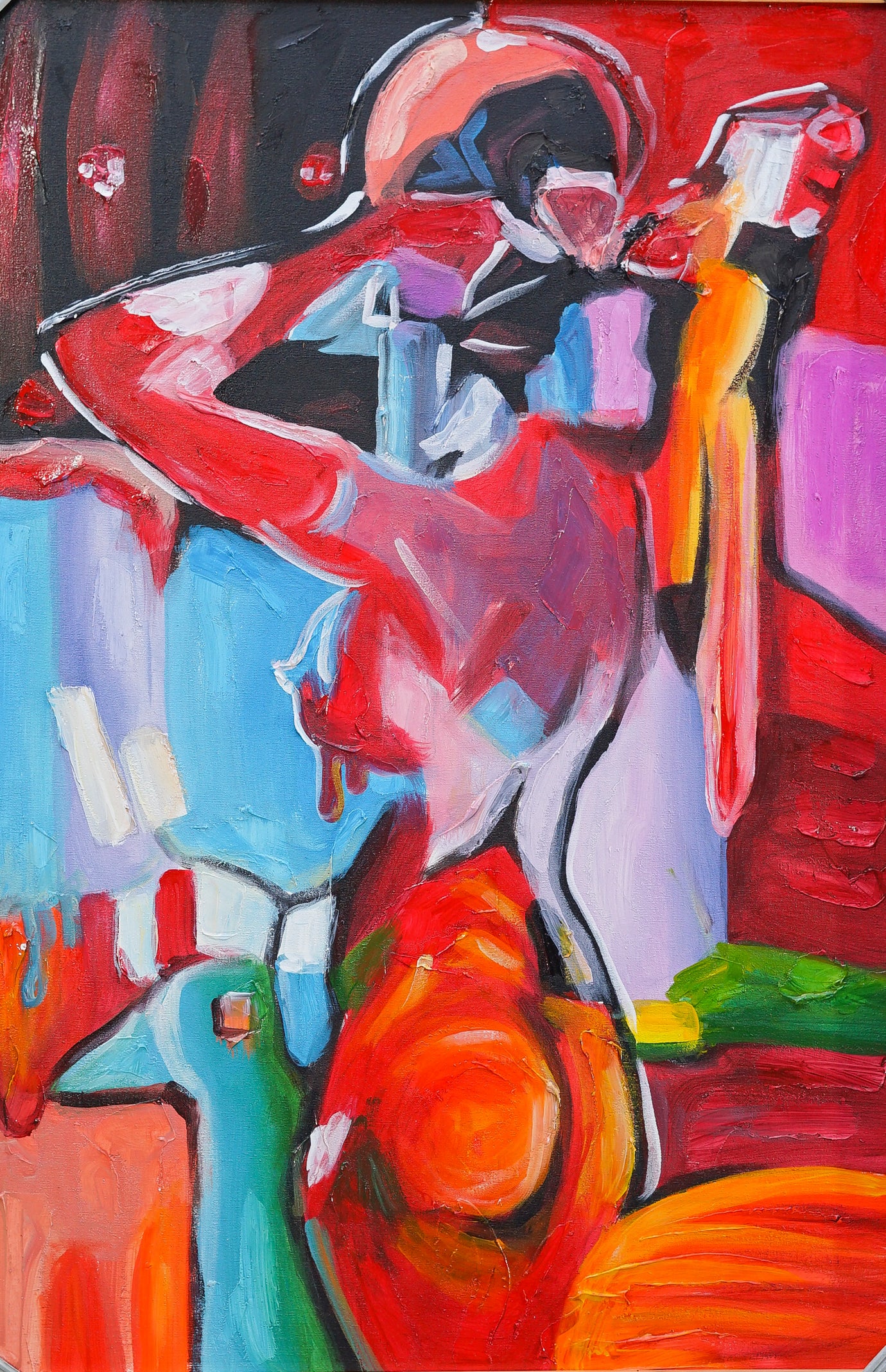 Abstract Lady Painting