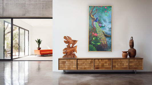 Arowana Prosperity Wood Carving