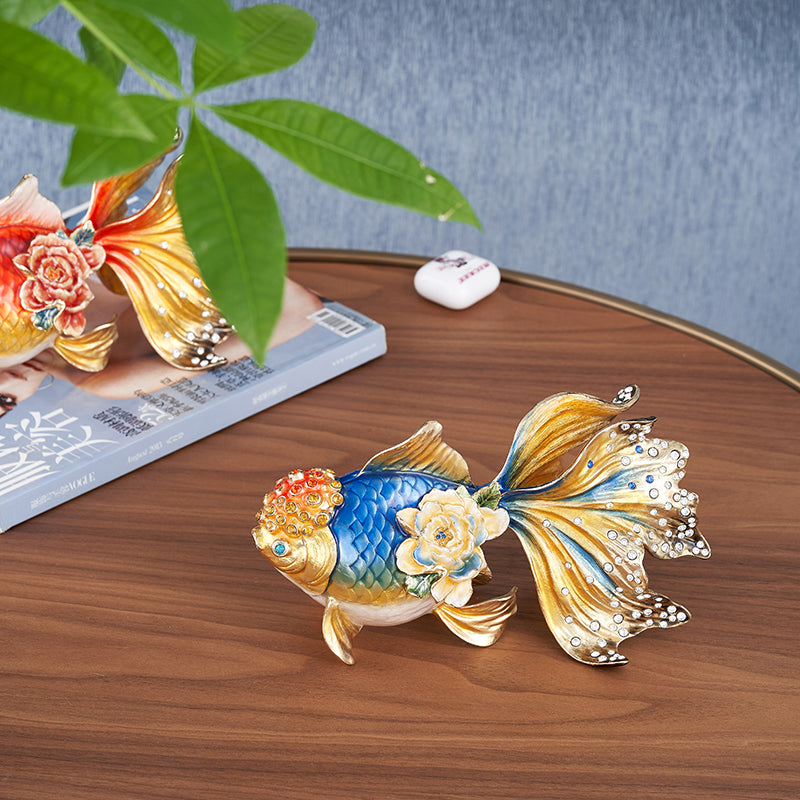 Classic Gold Koi Fish Ornament