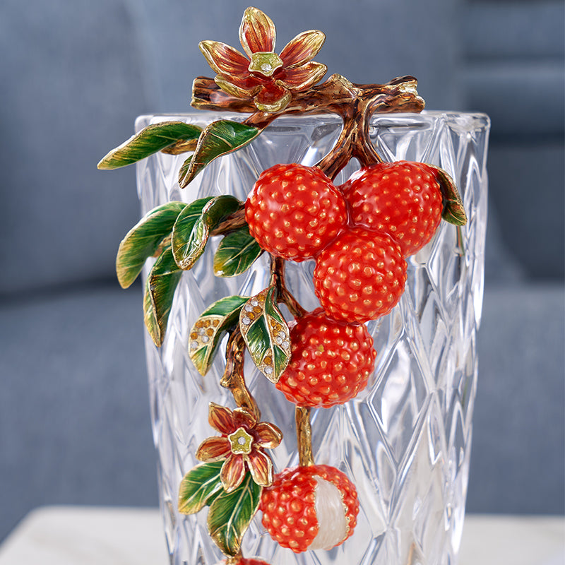 Lychee Glass Vase