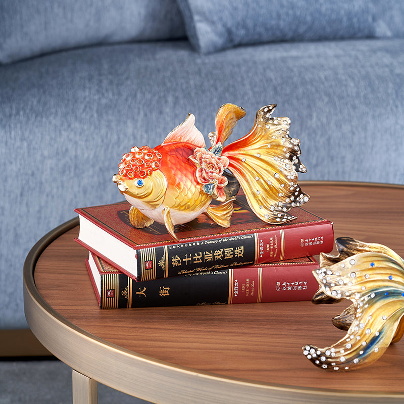 Classic Gold Koi Fish Ornament