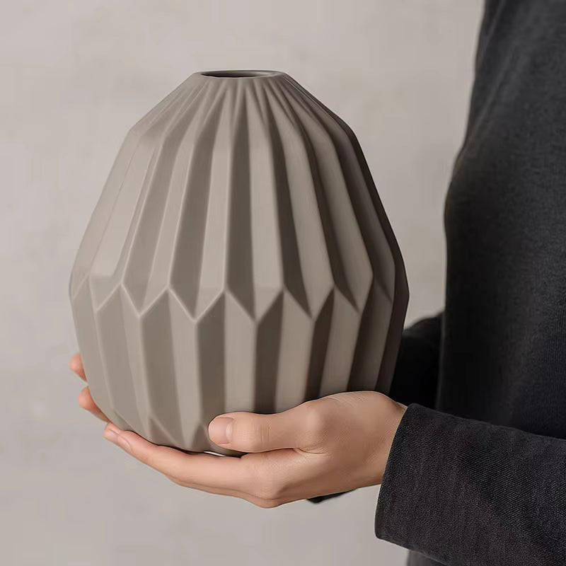 Contemporary Ceramic Porcelain Vase