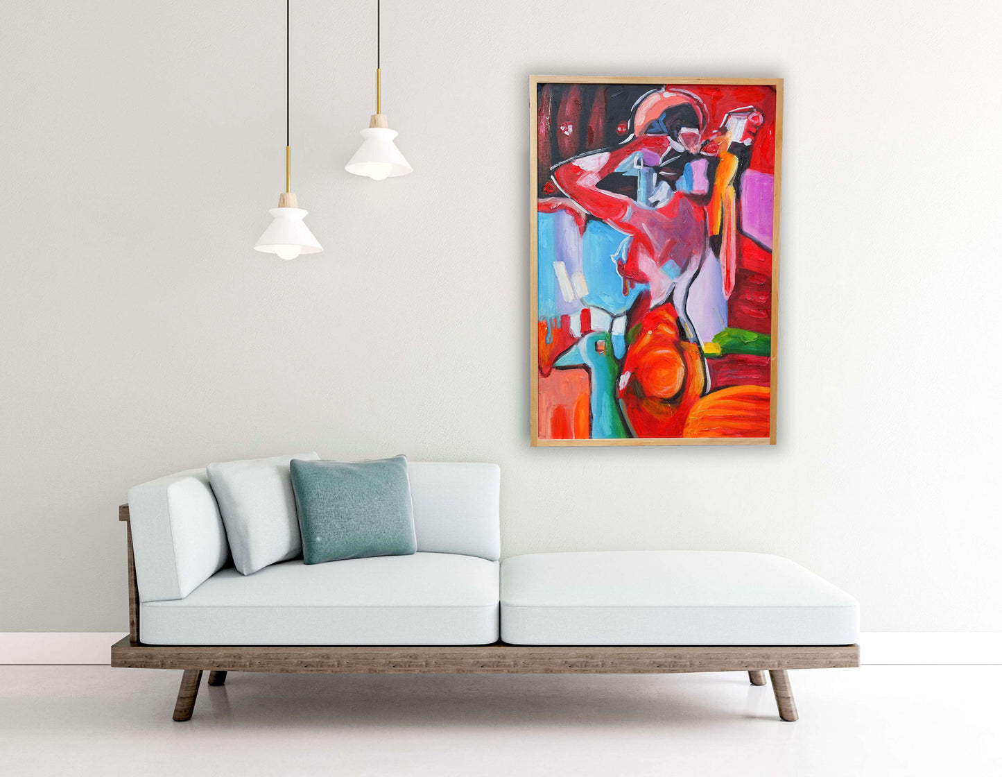 Abstract Lady Painting