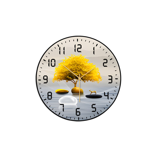 Island Tree Wall Clock