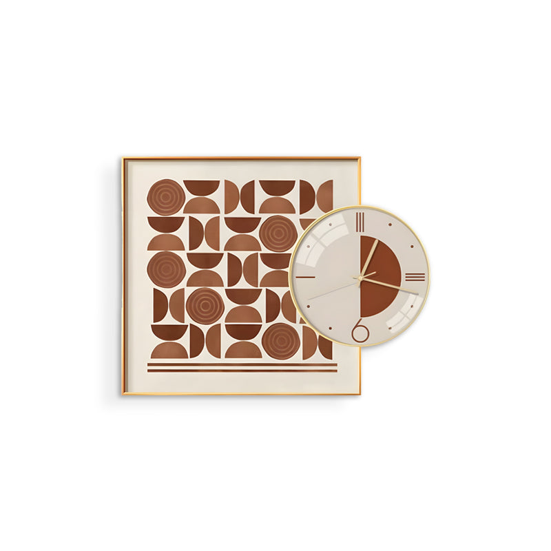XO Art and Wall Clock Set